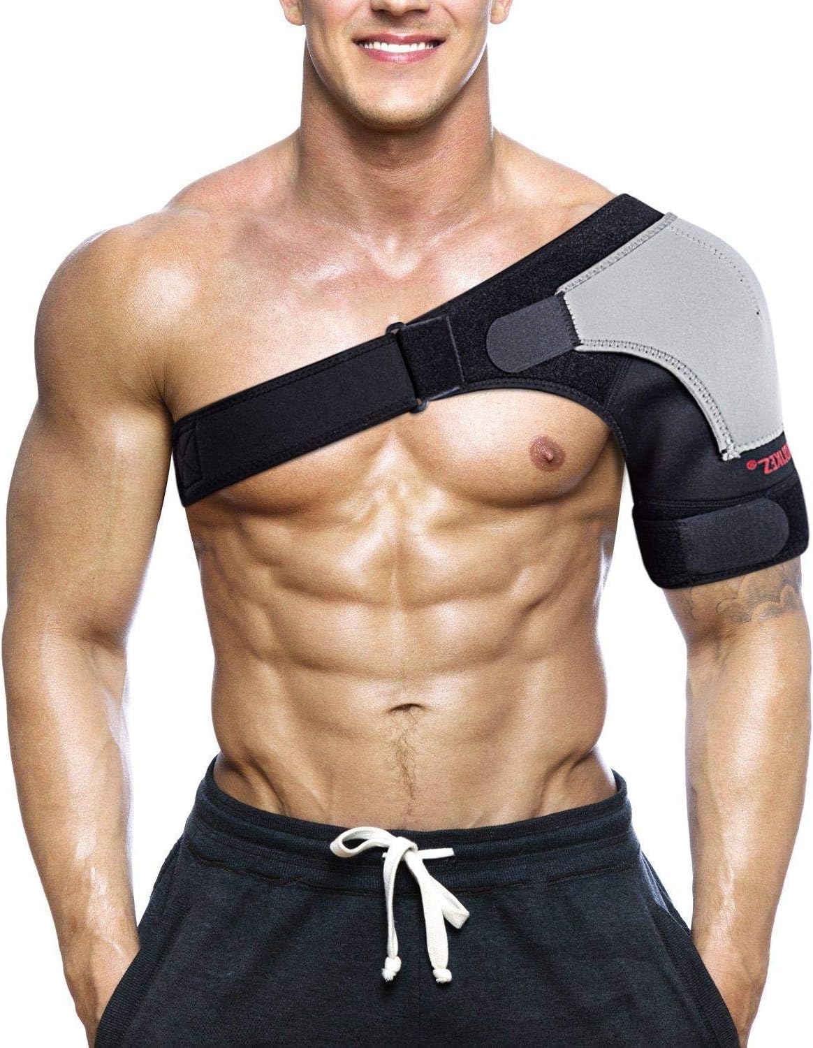 Shoulder Brace with Compression Support & Adjustable Straps