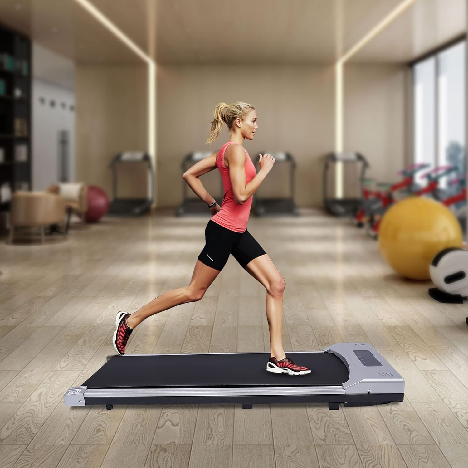 Electric Treadmill – Portable Under Desk Walking Pad with Remote
