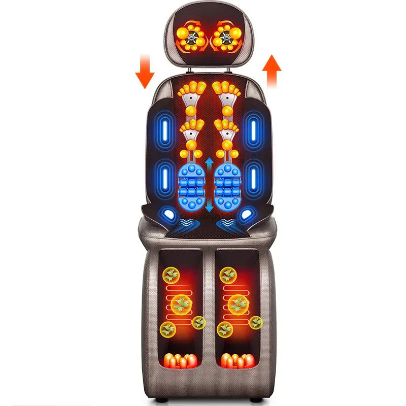 Electric Full Body Massage Chair – Shiatsu Kneading, Heating & Vibration